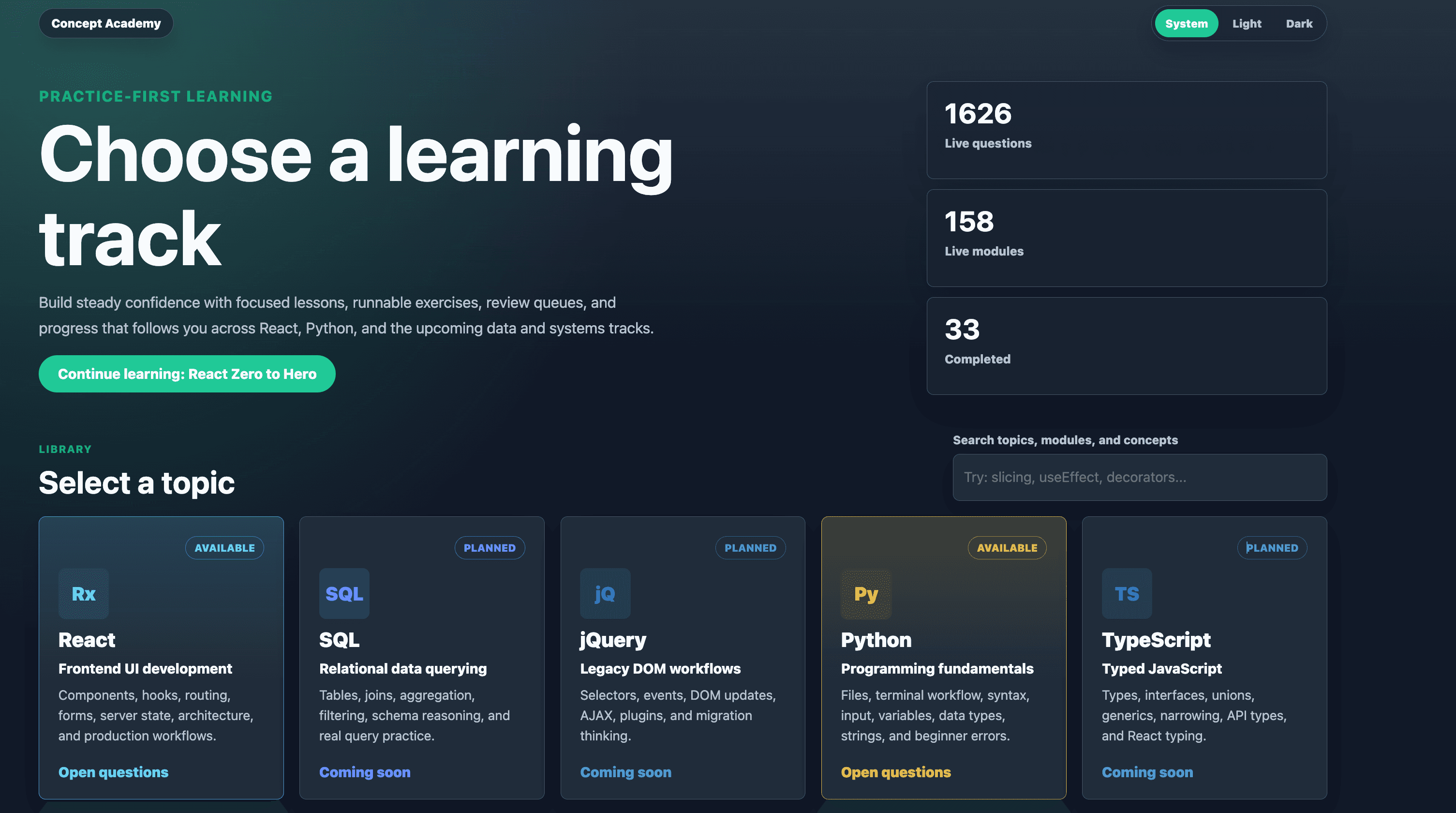 Concept Academy
